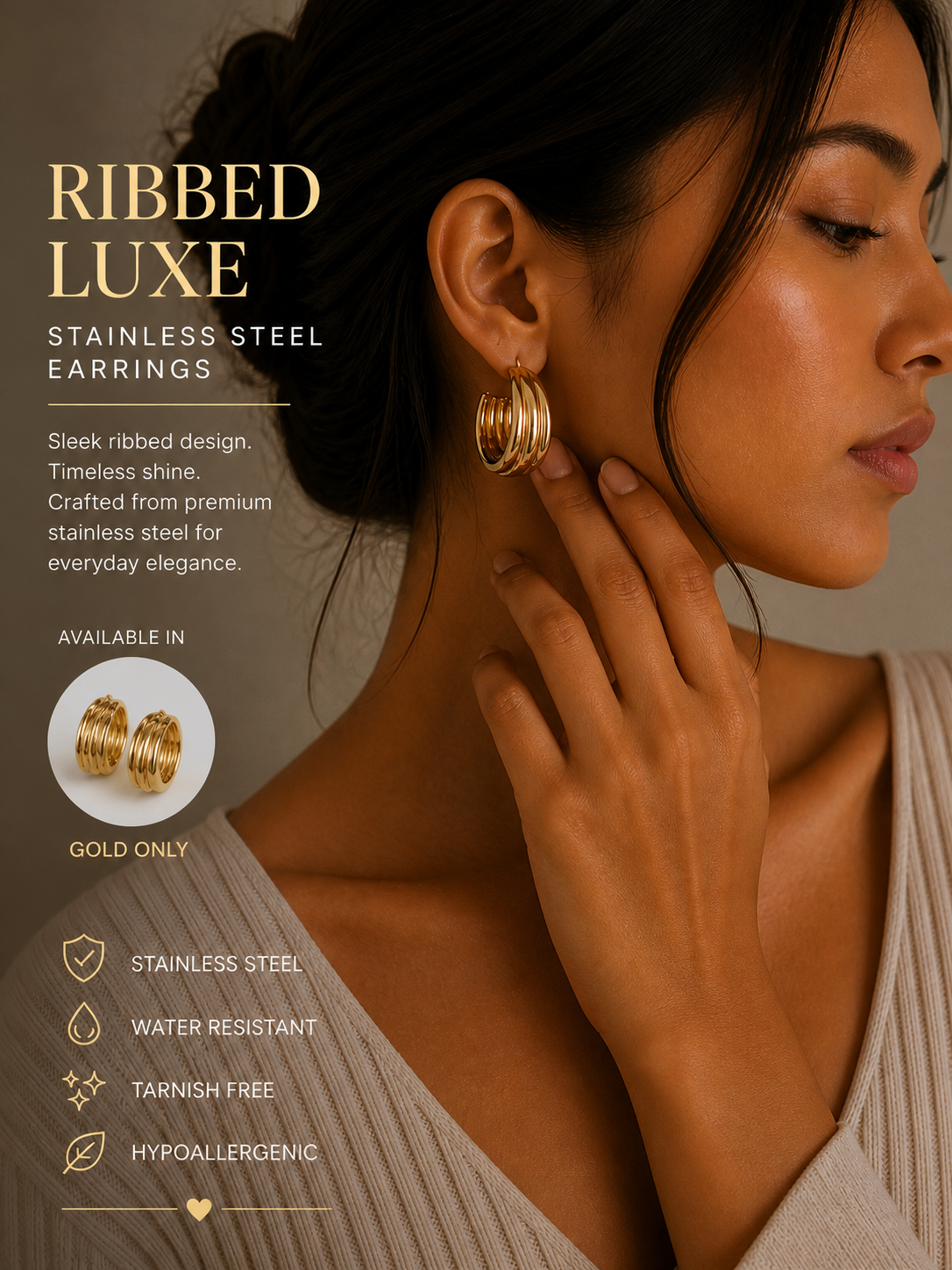 ribbed luxe