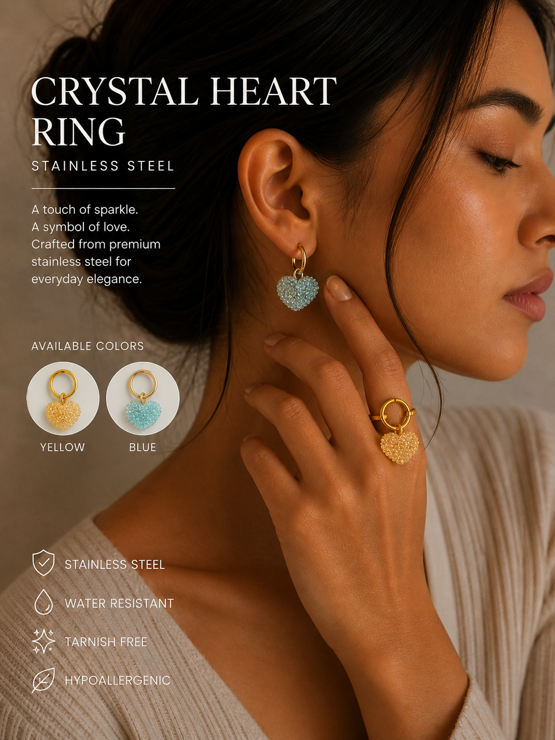 crystal heart